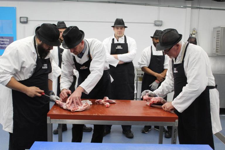 Butchers in training
