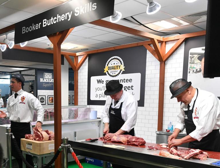 Booker master butchers at work